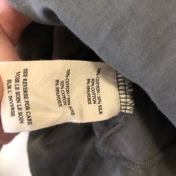 Y2K Steve Madden ruffled mini skirt grey L cotton silk blend - Picture 5 of 5